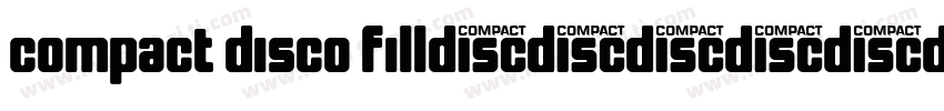 Compact Disco Fill字体转换